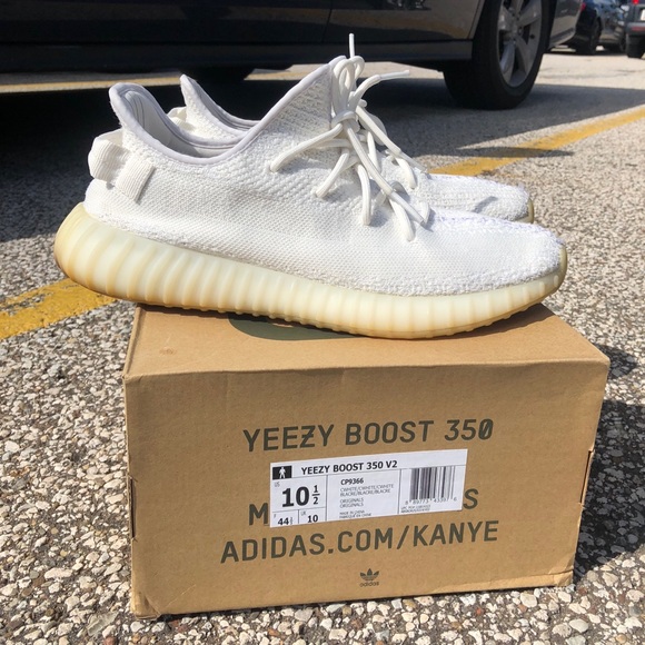 adidas Shoes Yeezy Boost 35 V2 Creams Used Poshmark